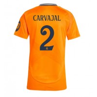 Billiga Real Madrid Daniel Carvajal #2 Borta fotbollskläder Dam 2024-25 Kortärmad